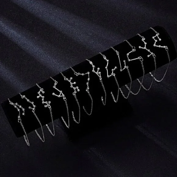 Zodiac Constellations Necklace by Golden Threads … - Picture 6 of 11